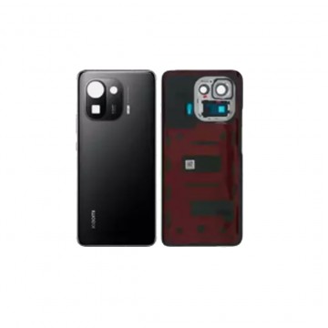 Vitre arrière avec lentille caméra pour Xiaomi Mi 11 Pro - Noir