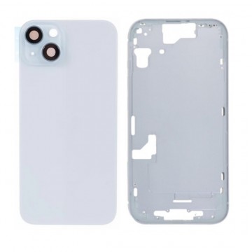 Châssis Arrière pour iPhone 15 Bleu Nu
