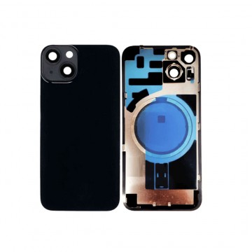 Vitre arrière pour iPhone 14 Noir + Support