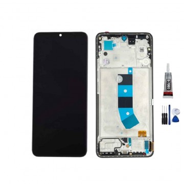 Ecran LCD + Vitre tactile avec châssis pour Xiaomi Redmi note 13 4G + outils