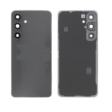 Vitre arrière pour Samsung Galaxy S24 FE Graphite avec lentille caméra