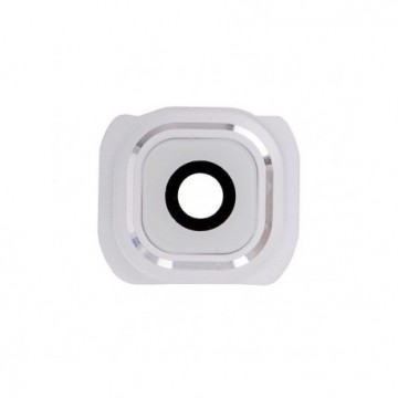 Lentille caméra arrière Blanc pour Samsung Galaxy S6 G920