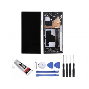 Écran pour Samsung Galaxy Note 20 Ultra 4G Noir LCD sur châssis