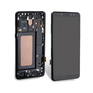 Écran pour Samsung Galaxy A8 2018 (A530F) OLED Noir LCD sur châssis