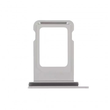 Tiroir Double SIM pour iPhone 15 Pro/15 Pro Max - Titane Blanc