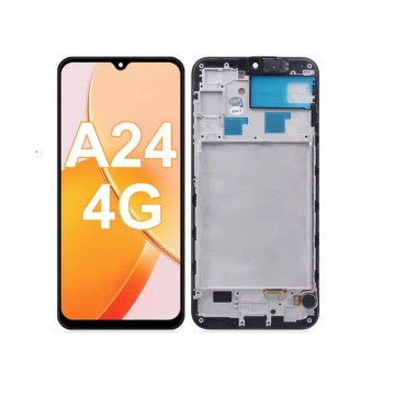 Ecran LCD + Vitre tactile sur châssis pour Samsung galaxy A24 4G (A245F) + Outils