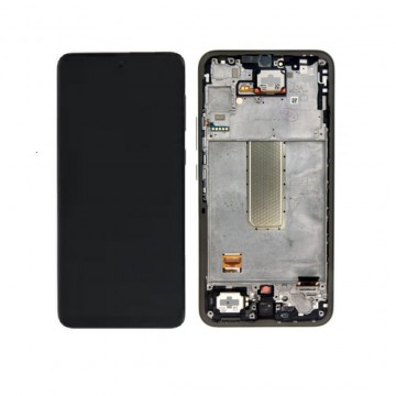 Ecran LCD + Vitre tactile sur châssis pour Samsung galaxy A34 5G Noir + Outils