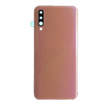 Vitre arrière pour Samsung Galaxy A50 (A505F) – Corail avec lentille caméra