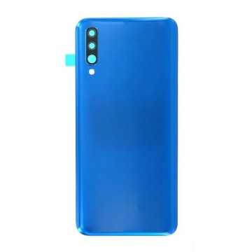 Vitre arrière pour Samsung Galaxy A50 (A505F) – Bleu avec lentille caméra