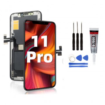Ecran LCD + vitre tactile TFT pour iPhone 11 Pro + outils