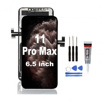 Ecran LCD + vitre tactile TFT pour iPhone 11 Pro Max + outils