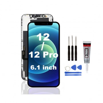 Ecran lcd + Vitre tactile pour iPhone 12/ 12 PRO + outils