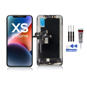 Ecran LCD + vitre tactile sur chassis pour iPhone XS + outils