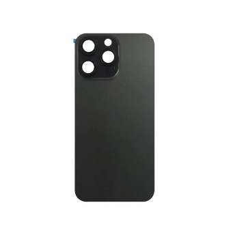 Vitre arrière pour iPhone 15 Pro Max Titane Noir