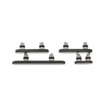Boutons Touches Latérales pour iPhone 15 Pro/15 Pro Max - Titane (4 boutons) Noir