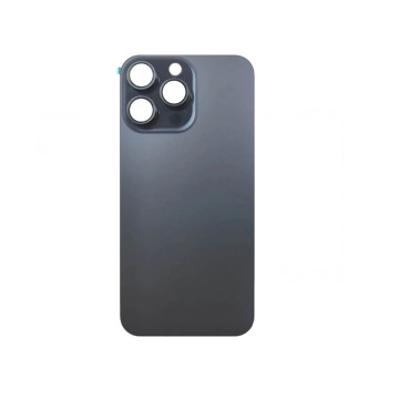 Vitre arrière pour iPhone 15 Pro Max Titane Bleu