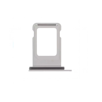 Tiroir Double SIM pour iPhone 15 Pro/15 Pro Max - Titane Blanc