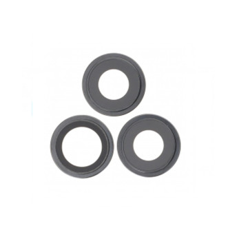 Lentille en verre caméra arrière pour iPhone 15 Pro Max Noir Titanium