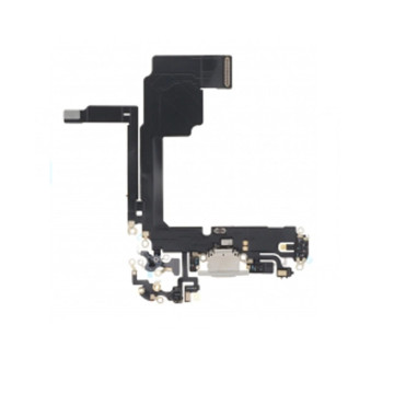 Connecteur de Charge pour iPhone 15 Pro Max Titanium Blanc