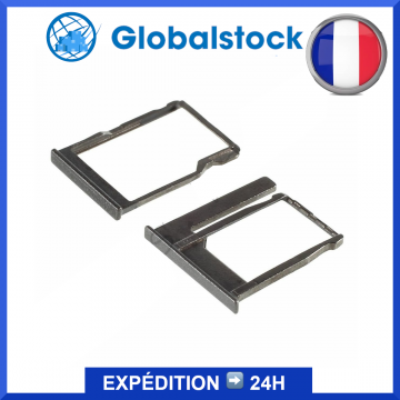 TIROIR CARTE SIM SD PUCE POUR HTC ONE M8 MINI - GRIS NEUVE