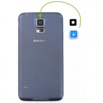 Lentille caméra arrière pour Samsung Galaxy S5 SM-G900F