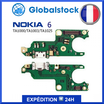 Connecteur de Charge Nappe Microphone Dock Alimentation USB pour Nokia 6 2017