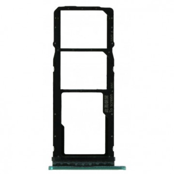 Tiroir double SIM + SD pour Huawei P40 Lite E Aurore Bleu