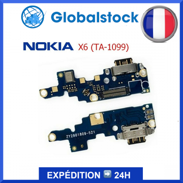 Connecteur de Charge Port Dock Micro USB pour Nokia X6 TA-1099