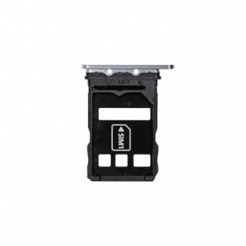 Tiroir double SIM pour Huawei P40 Argent