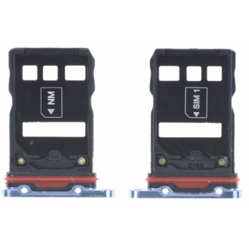 Double tiroir SIM pour Huawei P30 Pro Bleu nacré