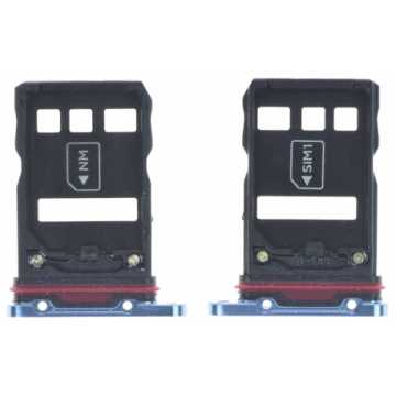 Double tiroir SIM pour Huawei P30 Pro Aurora Bleu