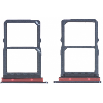 Tiroir SIM + Nano SD pour Huawei P30 Noir