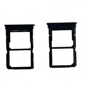 Tiroir SIM + SD pour Huawei P Smart 2020 Noir