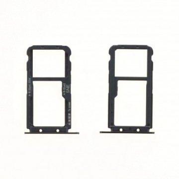 Tiroir SIM + SD pour Huawei Mate 20 Lite Noir