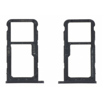 Tiroir SIM + SD pour Huawei P20 lite Noir