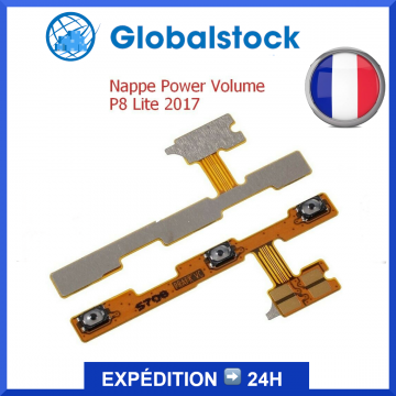 Nappe des Boutons Volume Power On Off Marche Arrêt pour Huawei P8 lite 2017