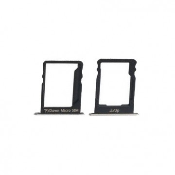Tiroir SIM + SD pour Huawei P8 Lite Noir