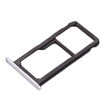 Tiroir SIM + SD pour Huawei P8 Lite (2017) Blanc