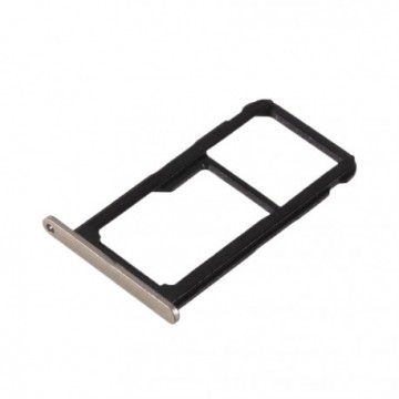 Tiroir SIM + SD pour Huawei P8 Lite (2017) Or
