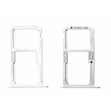 Tiroir SIM + SD pour Huawei Mate 9 Blanc