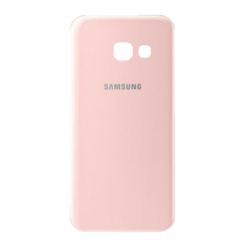 Vitre arrière coque batterie pour Samsung A5 2016 (A510F) ROSE/PINK LOGO+ADHÉSIF