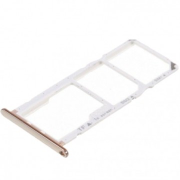 Double Tiroir SIM + SD pour Huawei Y6 (2018) Or