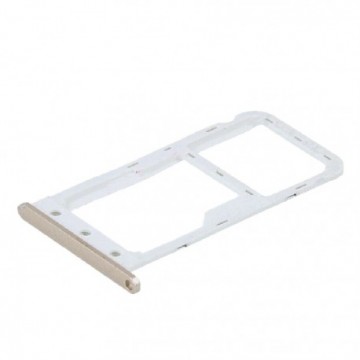 Tiroir SIM + SD pour Huawei Y6 Pro (2017) Or