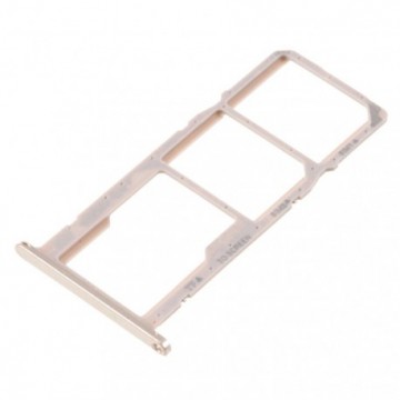 Double Tiroir SIM + SD pour Huawei Y5 (2018) Or