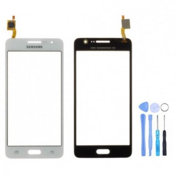Vitre tactile pour Samsung Galaxy Grand Prime G530 G531 Blanc + Outils
