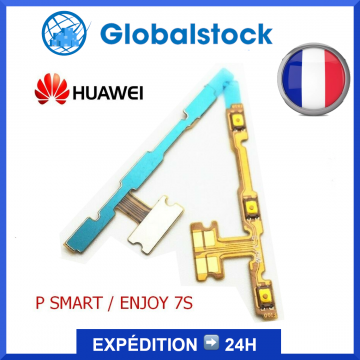 Nappe des Boutons Volume Power On Off Marche Arrêt pour Huawei P SMART / ENJOY 7S