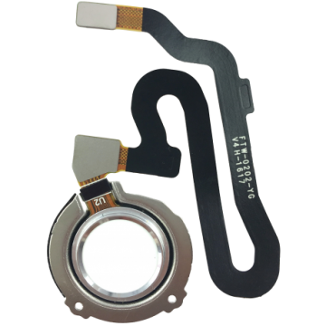 Nappe bouton home Huawei pour Honor 8 Blanc