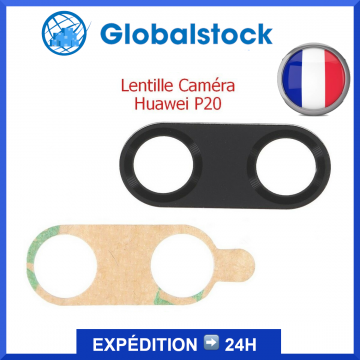Lentille en Verre avec Adhésif pour Caméra Arrière Appareil Photo pour Huawei P20