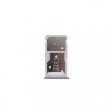 Tiroir SIM + SD pour Honor 5C / 7 Lite Argent