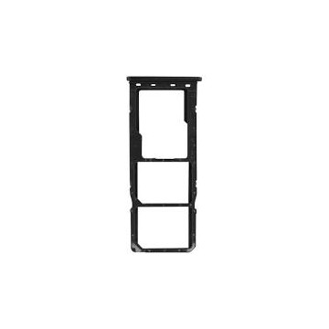 Tiroir double sim + micro SD pour Samsung Galaxy (A515F) / A51 5G (A516N) Noir
